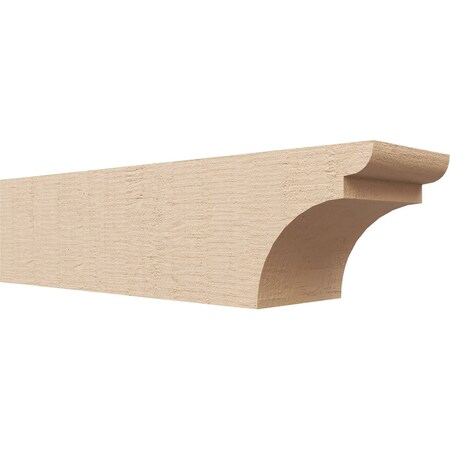 Ekena Millwork 6in. W x 6in. H x 24in. L Yorktown Woodgrain TimberThane Rafter Tail, Primed Tan RFTUR06X06X24YORRCPR
